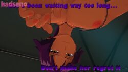 1boy 2girls animated animation beach big_breasts bleach blowjob breasts dark-skinned_female female kadsano light-skinned_female light-skinned_male male matsumoto_rangiku penis shihouin_yoruichi sound sound_effects tagme video