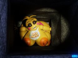 1girls 3d animatronic anthro areolae big_breasts breasts busty female female_only five_nights_at_freddy's five_nights_at_freddy's_2 huge_breasts indoors kiro93591529 large_breasts looking_at_viewer nipple_piercing nipples panties piercing png smile solo thick_thighs toy_chica_(fnaf) wide_hips