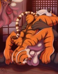 2025 4_fingers 69_position anthro anthro_on_anthro anus ass balls bear black_body black_fur black_nose cunnilingus dreamworks duo felid fellatio female fingers fur genitals giant_panda hi_res humanoid_hands kung_fu_panda male male/female mammal master_po_ping master_tigress multicolored_body multicolored_fur nude nude_anthro nude_female nude_male oral orange_body orange_fur pantherine penile penis penis_in_mouth pussy sacrificabominat sex signature striped_body striped_fur stripes tail tiger tongue tongue_out two_tone_body two_tone_fur upside-down vaginal_penetration white_body white_fur