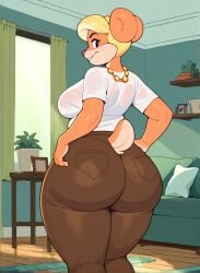 ai_generated ass big_ass bottom_heavy bunny bunnygirl cotton_tail curvy curvy_milf female humanoid jeans looking_at_viewer mature_female milf mother patricia_bunny presenting presenting_hindquarters sideboob teasing teasing_viewer thick_thighs tight_fit tight_pants twerking voluptuous