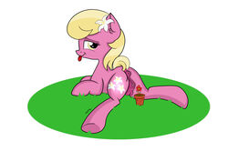 absurd_res alpha_channel anatomically_correct animal_genitalia animal_pussy anus ass crotchboobs cutie_mark equine equine_pussy female feral flower friendship_is_magic hair hi_res horse lily_valley_(mlp) mammal my_little_pony naughty_face overwatchpon3 plant pussy seductive simple_background smile solo transparent_background