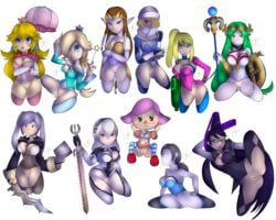 11girls 6+girls animal_crossing animal_crossing_girl bare_thighs bayonetta bayonetta_(character) bottomless breasts corrin_(fire_emblem) corrin_(fire_emblem)_(female) crossover elbow_gloves female female_only fire_emblem fire_emblem_awakening fire_emblem_fates gloves inner_thighs kid_icarus mario_(series) metroid multiple_girls nintendo no_panties ocarina_of_time palutena princess_peach princess_rosalina princess_zelda pussy rasenxoru robin_(fire_emblem) robin_(fire_emblem)_(female) samus_aran sheik simple_background sitting source_request spread_legs standing super_smash_bros. super_smash_bros._for_nintendo_3ds_and_wii_u the_legend_of_zelda thighs villager_(animal_crossing) white_background wii_fit wii_fit_trainer zelda_(twilight_princess)