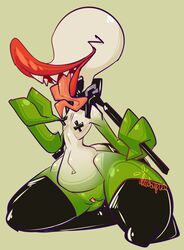 clothing collar elatedsceptre female flora_fauna legwear nerfocalypse nuclear_throne pasties plant plant_(nuclear_throne) pussy rubber solo teeth thigh_highs tongue tongue_out vlambeer whip