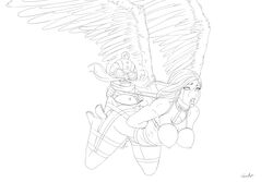 ahe_gao angel corki female grillo kayle league_of_legends line_art male