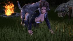 3d animated arnoldthehero breasts camp canine doggy_style lara_croft lara_croft_(survivor) tagme tomb_raider vaginal_penetration zoophilia