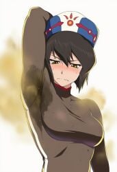 1girls ai_generated armpit_fetish armpits bodysuit chloe_valens smell smell_fetish sweat tales_of_legendia