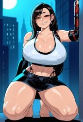 1girl ai_generated female final_fantasy_vii huge_breasts tagme tifa_lockhart yukinyami