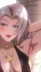 1girls animated armpits arms_up arttoru ass big_ass big_breasts black_cat_(marvel) black_cat_(marvel_rivals) cleavage felicia_hardy female female_only marvel marvel_rivals music nail_polish sound spider-man_(series) swimsuit tagme thick_thighs video