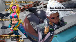 black_female comic futa_on_female futa_with_female futanari huge_bulge interracial jubilation_lee jubilee jubilee_(marvel_rivals) marvel marvel_comics marvel_rivals raceplay storm_(marvel_rivals) storm_(x-men) theboobedone
