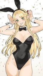 1girls 2d 2d_(artwork) 2d_artwork adult adult_female anime anime_character arm_up armpit armpit_crease armpit_peek armpits arms_up ass_visible_from_the_front ass_visible_through_thighs background baddie bare_armpits bare_arms bare_chest bare_hands bare_hips bare_legs bare_shoulders bare_skin bare_thighs belly_button bewitching_thighs big_boobs big_breasts black_bowtie black_bunny_ears black_bunnysuit black_hairband black_leotard black_topwear blank_background blonde blonde-haired_female blonde_eyebrows blonde_female blonde_hair blonde_hair_female bowtie braid braided_hair braided_sidelock braids breasts bunny_costume bunny_ears bunny_pose bunnygirl bunnygirl_outfit bunnysuit busty busty_female busty_girl child_bearing_hips cleavage collar collarbone confident confident_expression confident_female confident_pose confident_smile confident_stare cowboy_shot crown_braid curvaceous curvaceous_body curvaceous_female curvaceous_figure curvaceous_hips curvy curvy_body curvy_female curvy_figure curvy_hips digital digital_art digital_drawing digital_drawing_(artwork) digital_media digital_media_(artwork) drawing dungeon_meshi elbows elf elf_ear elf_ears elf_female elf_girl erotic_pose exposed_armpits exposed_arms exposed_chest exposed_hips exposed_legs exposed_shoulders exposed_skin exposed_thighs eye-level_view fanart female female_elf female_focus female_only female_protagonist fertile fertile_hips fingernails fingers from_front front_view green-eyed_female green_eyes groin hair_ribbon hair_tie hairless_armpits half_elf hand_up hands_up hi_res high_res high_resolution highres hip_dips hourglass_figure inguinal_crease inguinal_ligament knees_out_of_frame large_boobs large_breasts lascivious lean_figure leotard lip_gloss lips lipstick long_hair looking_at_viewer main_character manga_character marcille_donato mature mature_female mature_woman monotone_background narrow_waist navel one_color_background parted_bangs parted_lips pink_lips pink_lipstick plain_background pointy_ears portrait posing posing_for_the_viewer presenting_armpit protagonist rabbit_pose red_hair_ribbon red_hair_tie red_ribbon ribbon seductive seductive_female seductive_pose seductive_posing seductive_woman sensual_pose shaved_armpits shoulders skindentation slender_body slender_waist slim_female slim_waist smile smiley_face smiling smiling_at_viewer solid_color_background solo standing studio_trigger thigh_gap thighs tied_hair top_view topwear upper_body voluptuous voluptuous_body voluptuous_female voluptuous_figure voluptuous_woman white_background white_collar white_pupils white_wrist_cuffs wide_hips woman wrist_cuffs yellow-haired_female yellow_eyebrows yellow_hair yiiande