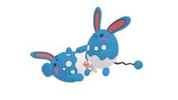 3d animal_genitalia azumarill balls brushing couple cum cum_inside female male open_mouth penis pokemon pussy transparent_background