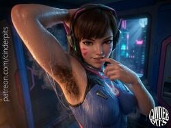 1girls 3d 3d_(artwork) 3d_model 3d_render armpit armpit_crease armpit_fetish armpit_peek armpits arms_up bikini breasts bush bushy_armpit_hair cinderpits d.va d.va_(overwatch_2_suit) detailed detailed_background female hairy hairy_armpits hana_song musk musk_clouds overwatch overwatch_2 pheromones realistic realistic_textures self_upload smug smug_face solo solo_female solo_focus sweat sweatdrop sweating sweaty sweaty_armpits sweaty_body sweaty_breasts tight_clothing tight_fit