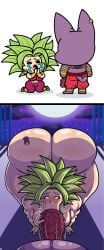 1boy 1girls afreetime big_ass big_balls big_breasts big_penis caulifla champa champanized collaboration cum cum_inside dominant dominant_male dragon_ball dragon_ball_super english english_text fat_ass fat_male female fertilization furry imminent_sex impregnation impregnation_risk interspecies kale kefla male pregnant saiyan saiyan_female spanish_dialogue submissive submissive_female sucking sucking_dick sucking_penis tattoo text theafreetime tongue_out ugly_bastard ugly_man wedding_ring wipman