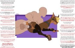 artist_request caption feral halbean pepper_(halbean) story_in_picture tagme text