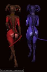 2futas 3d animated areolae ass backsack balls bouncing_breasts bouncing_penis breasts curvy dark-skinned_futanari demon dickgirl duo embarrassed_nude_futa erect_nipples erection ezria futa_only futa_sans_pussy futa_with_futa futanari gem glowing green_sclera humanoid_penis intersex jessica_anner large_ass large_breasts nipples nude original partially_retracted_foreskin penis purple_penis purple_scales realistic red_penis red_scales scales sibling succubus taint twins uncut walk_cycle walking wide_hips xelthia yellow_sclera