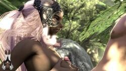 16:9 2016 3d animal_ears animated armor breast_grab breasts bunny_ears dark-skinned_female dark_skin duo female final_fantasy final_fantasy_xii fran helmet humanoid lagomorph male mammal no_sound paizuri penis sex source_filmmaker square_enix stallorde straight video viera white_hair