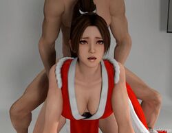 1boy 1girls 3d anal animated big_breasts breasts brown_hair dead_or_alive erection fatal_fury female forced forced_anal from_behind hair japanese king_of_fighters long_hair mai_shiranui male no_sound open_mouth sex source_filmmaker tagme video vilesfm