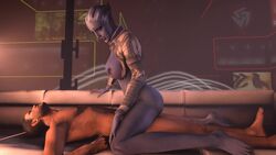 3d alien animated areolae asari barefoot big_breasts bouncing_breasts breasts cowgirl_position erection feet female large_breasts liara_t'soni male mass_effect nipples no_sound nude penetration penis sex sfmfuntime source_filmmaker straight toes video