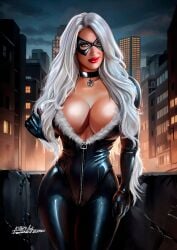 1girls big_ass big_breasts black_cat_(marvel) breasts bust busty chest curvaceous curvy curvy_figure digital_media_(artwork) felicia_hardy female hips hourglass_figure huge_ass huge_breasts killbiro large_ass large_breasts legs light-skinned_female light_skin marvel marvel_comics mature mature_female slim_waist spider-man_(series) thick thick_hips thick_legs thick_thighs thighs voluptuous waist white_hair wide_hips