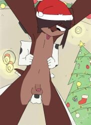 2boys anal anal_sex animated anthro blush brown_fur christmas cum_in_ass cum_inside cum_while_penetrated cumming_from_anal_sex cumming_together doggy_style furry gay guy4well male_only non-human non-human_only sound sweat sweatdrop tagme tongue_out toony video white_fur yaoi