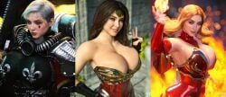 3d 3girls adepta_sororitas amazon big_ass big_breasts breasts bust busty chest crossover curvaceous curvy curvy_figure dc dc_comics demigod demigoddess diana_prince dota dota_2 female female_focus hero heroine hips hourglass_figure huge_ass huge_breasts justice_league large_ass large_breasts legs light-skinned_female light_skin lina mature mature_female rude_frog sister_of_battle slim_waist superhero superheroine themysciran thick thick_hips thick_legs thick_thighs thighs top_heavy valve voluptuous waist warhammer_(franchise) warhammer_40k wide_hips wonder_woman wonder_woman_(series)