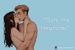 1boy ai_assisted asian_female blonde_hair closed_eyes dark_hair female kissing pass passionate passionate_kiss passionate_sex wholesome wholesome_hug wholesome_nudity wholesome_sex