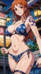 ai_generated female female_only nami nami_(one_piece) one_piece zileanbabyaight