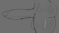 1boy fazzinart femboy gay hyper_penis jayden_(fazzinart) large_penis penis sketch