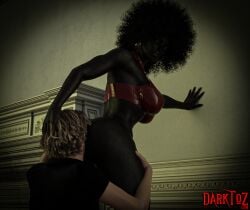 3d afro ass ass_focus black_body black_women darktoz ebony facesitting female_dominating_male female_domination femdom malesub smothering smothering_ass submissive submissive_male