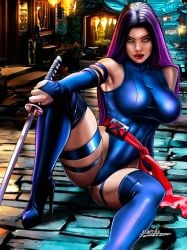 1girls big_ass big_breasts breasts bust busty chest curvaceous curvy curvy_figure digital_media_(artwork) elizabeth_braddock female hips hourglass_figure huge_ass huge_breasts killbiro large_ass large_breasts legs light-skinned_female light_skin marvel marvel_comics mature mature_female mutant psylocke slim_waist thick thick_hips thick_legs thick_thighs thighs voluptuous waist wide_hips x-men