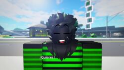 1boy 1girls 3d animated cow_girl cowy_(uni44) female furry roblox robloxian self_upload spanish_text tagme uni44 video