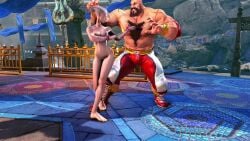 3d_(artwork) a.k.i. animated asian_female barefoot breasts chinese_female feet goblin_feet male/female mod pussy ryona soles spread_legs street_fighter street_fighter_6 tagme video white_hair zangief