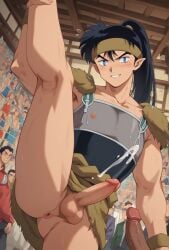 ai_generated anime bara gay hentai inuyasha kl_99 koga male male/male male_only muscle muscles muscular muscular_male nsfw posing sex spread_legs standing yaoi