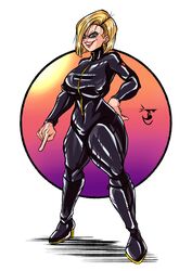 android 18 from dragon ball by santaima z
