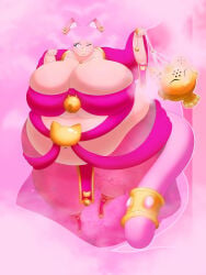 absurdly_long_hair bell bracelet catgirl earrings fat_female gigantic_breasts goddess huge_belly hyper_breasts missadelinecatgirl obese obese_female oc pink_hair skimpy_outfit tagme thick_thighs thurible