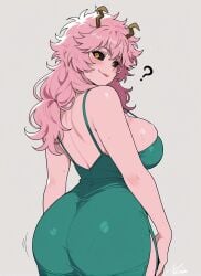 1girls 2020s 2026 2d 2d_(artwork) 2d_artwork ai ai-created ai_art ai_generated antlers ashido_mina ashido_mina_time-skip ass back back_view big_ass big_boobs big_breasts big_butt big_hips big_tits big_titties black_sclera blush blush_lines blushing blushing_at_viewer blushing_female boku_no_hero_academia boobs breasts butt clothed clothed_female clothes cropped_legs curvy curvy_body curvy_female curvy_figure curvy_hips digital_drawing_(artwork) digital_media digital_media_(artwork) dress eyebrows eyelashes eyes eyes_open female female_focus female_only fingers girl hips hourglass_figure hourglass_figured_female human human_female humanoid kawaiiaiarts lips lipstick long_hair long_hair_female looking_at_viewer looking_back looking_back_at_viewer mina_ashido mina_ashido_time-skip mommy my_hero_academia no_bra no_dialogue partially_clothed partially_clothed_female partially_nude pink_body pink_hair pink_hair_female pink_skin rear rear_view revealing_clothes revealing_clothing revealing_dress revealing_outfit sexually_suggestive sexy sexy_body sexy_clothing sexy_female shounen_jump side_boob side_view sideboob slim slim_female slim_girl smile smiling smiling_at_viewer suggestive suggestive_look superhero superheroine sweat sweatdrop sweating sweaty sweaty_body thick_hips thighs tight_clothes tight_clothing tight_dress tight_fit tits voluptuous voluptuous_body voluptuous_female watermark yellow_eyes