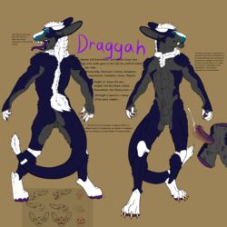 alien chevronfox draggah krii male model_sheet nude penis