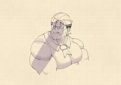 brawl_stars bulge byron_(brawl_stars) erection muscular sam_(brawl_stars) seductive
