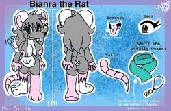 anthro bianra_rat big_breasts blancathewolfdog breasts english_text female fur furry looking_at_viewer mammal model_sheet nipples nude pussy rat rodent simple_background smile solo teeth text