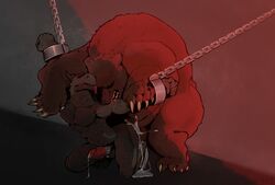 bear boarred bondage chains cock_ring cum dragon forced forced_yaoi male male_only mammal precum rape yaoi