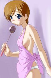 apron bleach kurosaki_yuzu naked_apron tagme yuzu_kurosaki