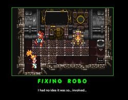 chrono_trigger lucca meme motivational_poster pixel_art robo tagme