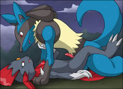 irene lucario nintendo pokemon pokemon_(species) weavile