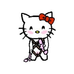 1girls animated animated_gif anthro artist_request blush bondage closed_eyes dildo feline female female_only furry gif hello_kitty hello_kitty_(character) hello_kitty_(series) kitty_white looking_at_viewer nude pussy rope rope_bondage rope_harness sanrio sex_toy short_playtime smile solo solo_female tagme tagme_(artist) vagina vibrator white_background