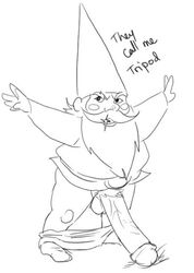 1boy balls beard conical_hat david_the_gnome erection first_porn_of_franchise full_body gnome humanoid_penis large_penis lineart long_penis looking_to_the_side male_only outstretched_arms pants_around_ankles pants_pull penis pointy_hat simple_background solo tagme the_world_of_david_the_gnome tooth_gleam uncensored white_background