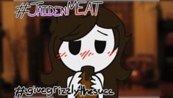 1boy 1girls 2d 2d_animation animated blowjob blush brown_hair fellatio female female_focus grizzly-meat jaiden jaiden_animations jaiden_dittfach long_hair male male_pov mob_face monster oral oral_sex partial_male pov straight toony youtube youtuber