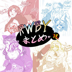 blake_belladonna female heart-shaped_pupils ruby_rose rwby tagme weiss_schnee yang_xiao_long