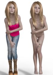 1girls 3d bare_arms bare_shoulders biting_lip biting_own_lip blonde_hair breasts_apart closed_eyes completely_nude_female female flat_chested full_body jeans lena_(twin_star) lip_biting long_hair male nipples nude pandapenguin petite petite_body petite_female sex simple_background skinny_female small_areolae small_breasts small_nipples tagme tank_top twin_star twin_star_(pandapenguin) white_background