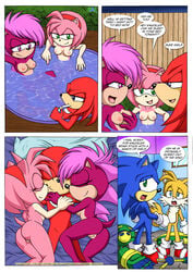 after_sex amy_rose anthro areola ass bbmbbf big_breasts breasts canine comic echidna english_text erect_nipples female fox group hedgehog knuckles_the_echidna male mammal monotreme naked nipples nude pussy sleeping sonia_the_hedgehog sonic_(series) sonic_the_hedgehog sonic_underground tails team_sonic text