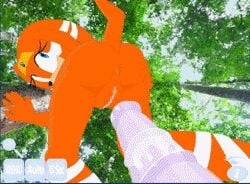 animated ass cum_in_pussy female furry horsecock low_res sega sex sonic_(series) tikal_the_echidna